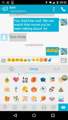 Handcent Emoji(Android) android App screenshot 3