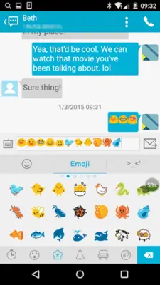 Handcent Emoji(Android) android App screenshot 4