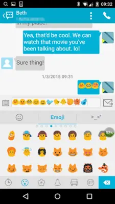 Handcent Emoji(Android) android App screenshot 5